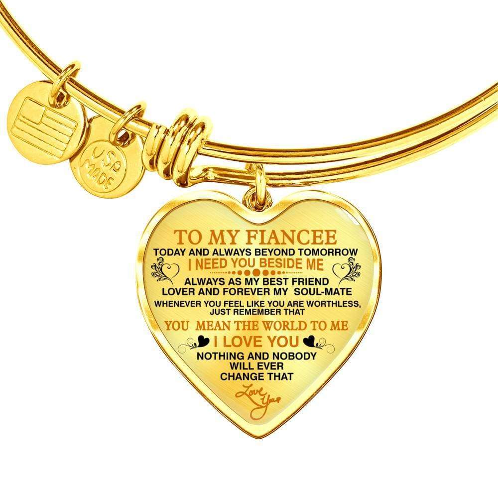 To My Fiancee "Forever My Soulmate" Valentine Gift **With Transparency**