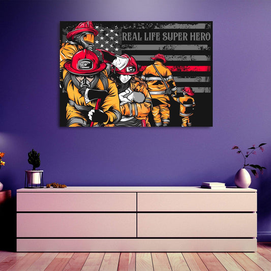 Firefighter Real Life Super Hero