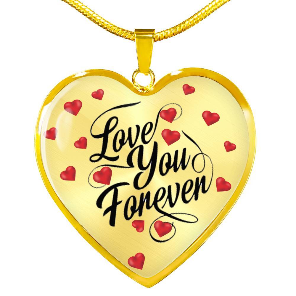 "Love You Forever" Couple Necklace