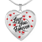 "Love You Forever" Couple Necklace