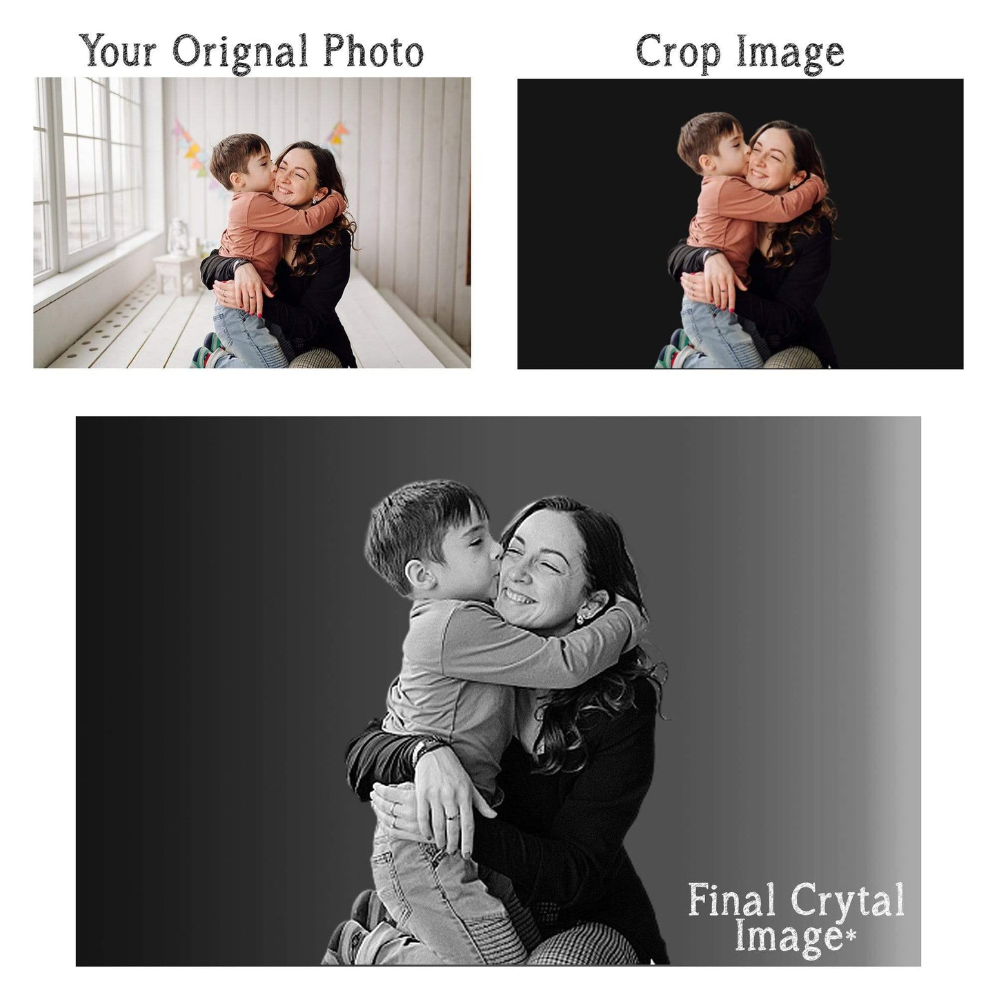 Crystal Customized Crystal For Your Love, Personalized Couple Gifts, Gift For Birthday, Anniversary And Valentine's Day