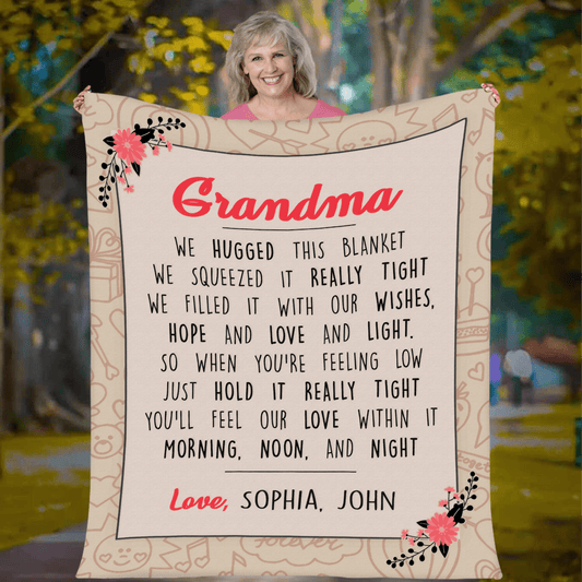 Customized Blanket Customized Blanket For Grandparents