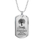 "Family Is Like A Tree" Military Family Necklace