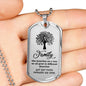 "Family Is Like A Tree" Military Family Necklace