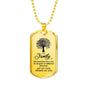 "Family Is Like A Tree" Military Family Necklace