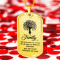 "Family Is Like A Tree" Military Family Necklace