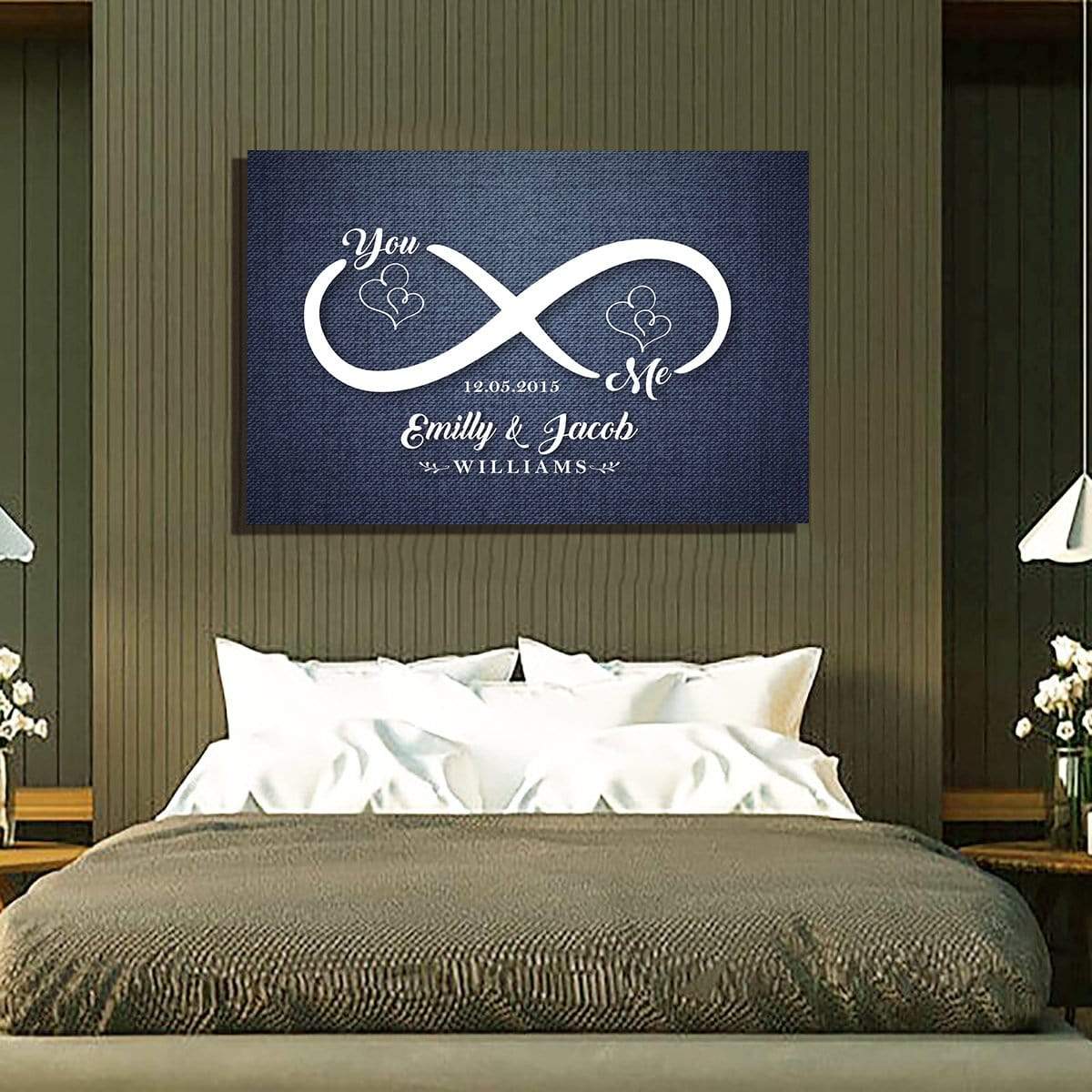 New Edition - Infinity Love Custom Canvas