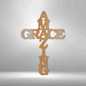 Jewelry Copper / 15 Amazing Grace Cross - Steel Sign
