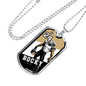 Custom Football Military Chain Necklace