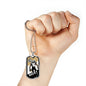 Custom Football Military Chain Necklace