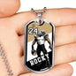 Custom Football Military Chain Necklace
