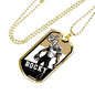 Custom Football Military Chain Necklace