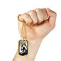 Custom Football Military Chain Necklace