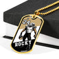 Custom Football Military Chain Necklace