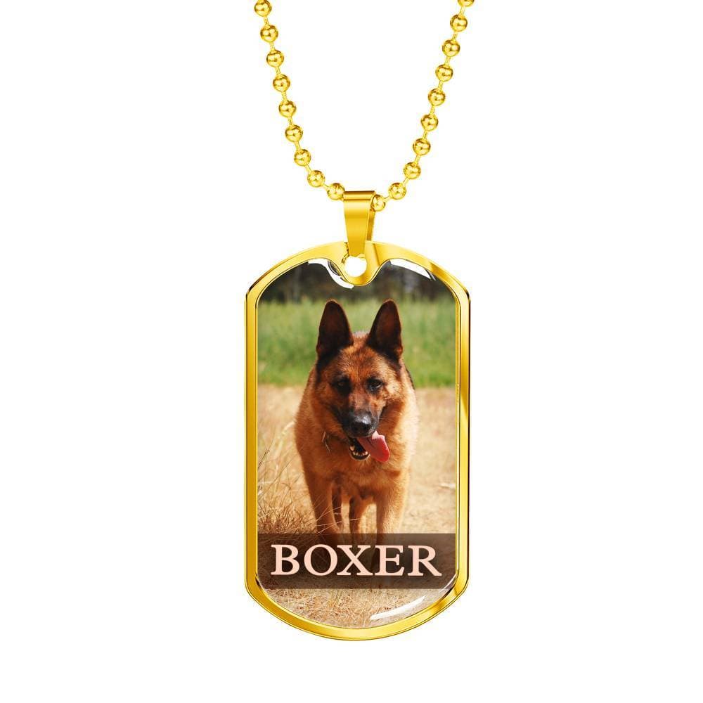 Customized Dog Image Necklace