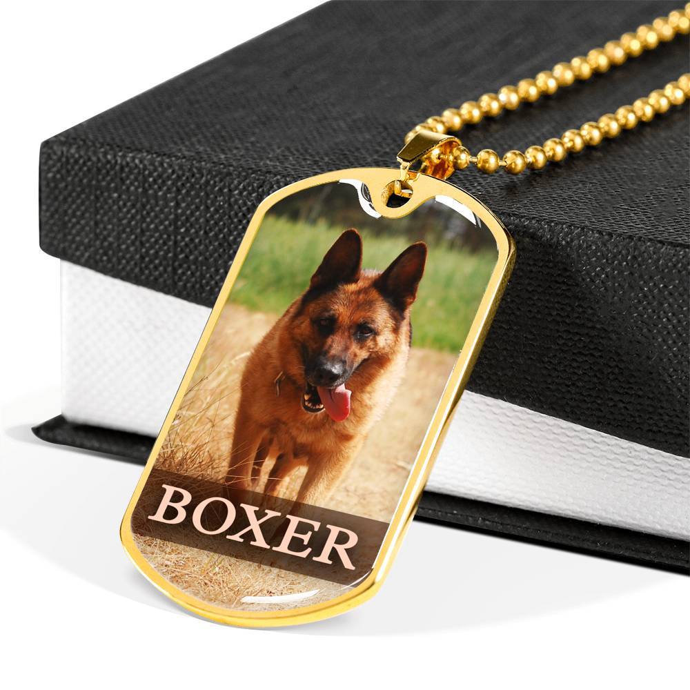 Customized Dog Image Necklace