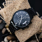 Jewelry Customized Engraved Chronograph Watch, Gift For Dad, Birthday, Father's Day, Custom Text
