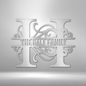 Jewelry Silver / 15 Customized Family Name Steel Sign