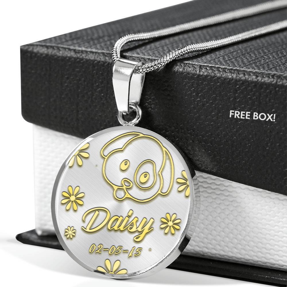 Customized Golden Necklace For Pet Lover