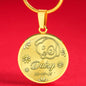 Customized Golden Necklace For Pet Lover