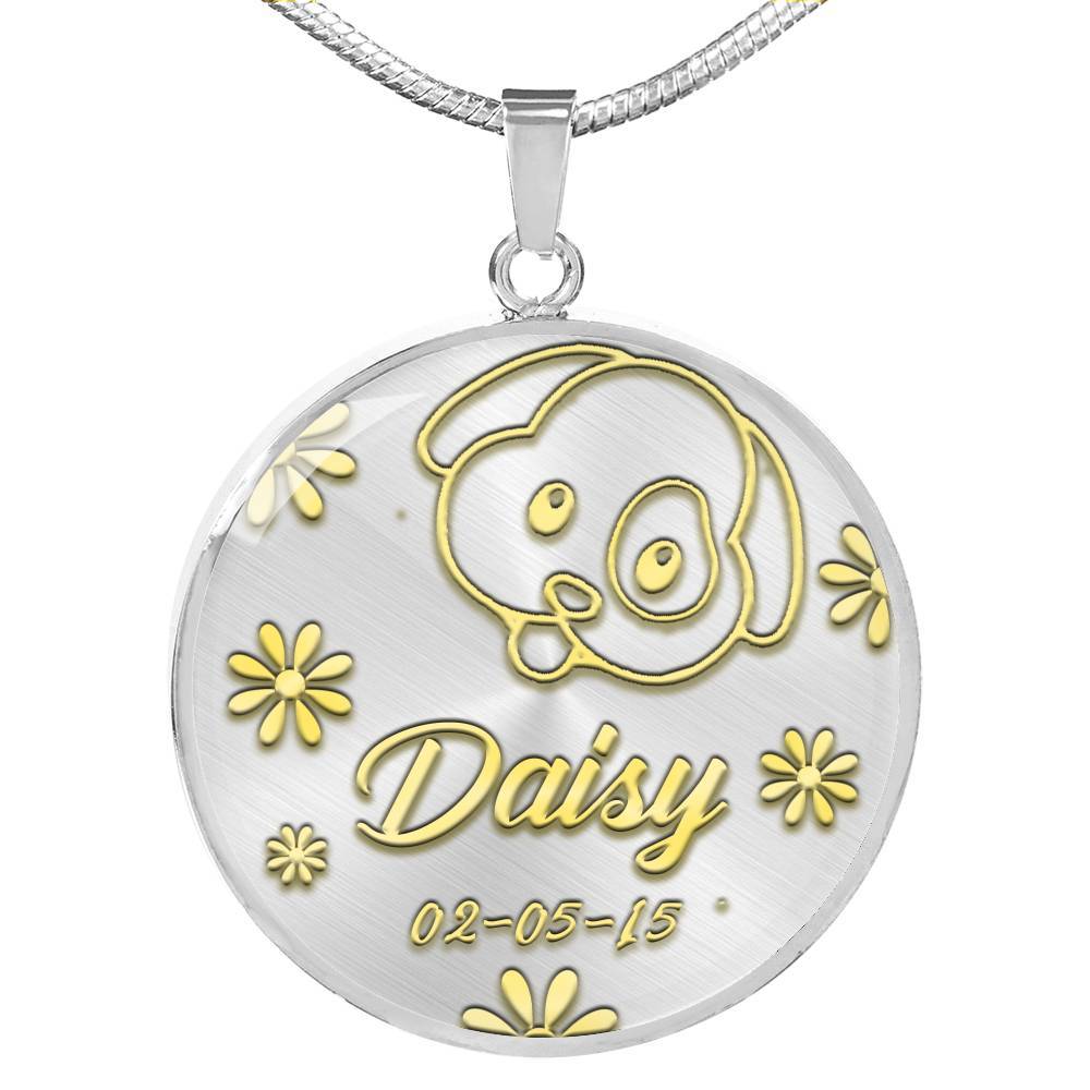Customized Golden Necklace For Pet Lover