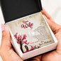 "Dear Wife You Are My Best Friend" Premium Necklace For Wife