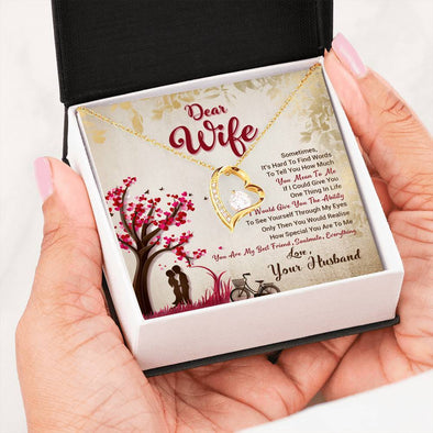 "Dear Wife You Are My Best Friend" Premium Necklace For Wife
