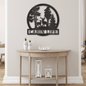 Jewelry Black / 30 Deer In The Woods - Steel Sign