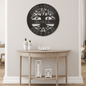 Jewelry Black / 30 Elaborate Of Life Tree - Steel Sign