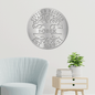 Jewelry Silver / 18 Elaborate Of Life Tree - Steel Sign
