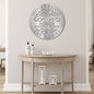 Jewelry Silver / 30 Elaborate Of Life Tree - Steel Sign