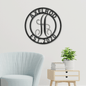 Jewelry Black / 18 Family Name - Steel Sign