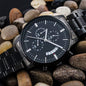 Jewelry Father's Day Gift Customized Black Chronograph Watch