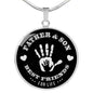 Father & Son Best Friend Silver Necklace