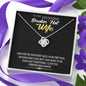 Jewelry Forever And Always Love Knot Necklace With Message Card