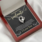 Jewelry Forever Love Silver Necklace To My Beautiful Soulmate
