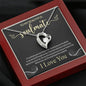 Jewelry Forever Love Silver Necklace To My Beautiful Soulmate