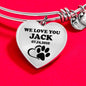 Heart Shape Dog Bracelet