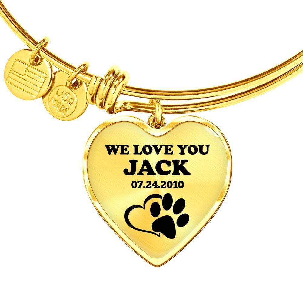 Heart Shape Dog Bracelet