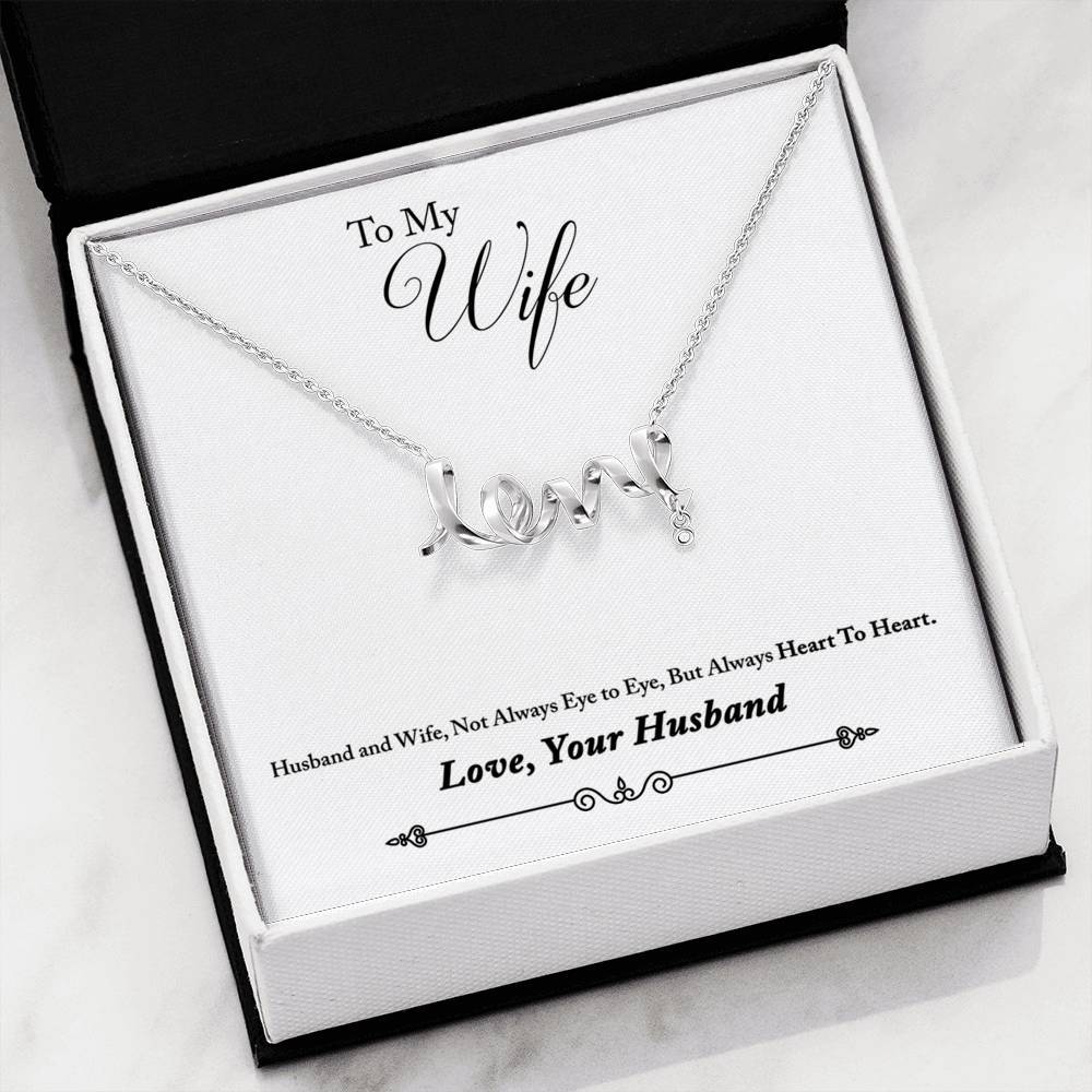 Heart to Heart Customized Love Pendant