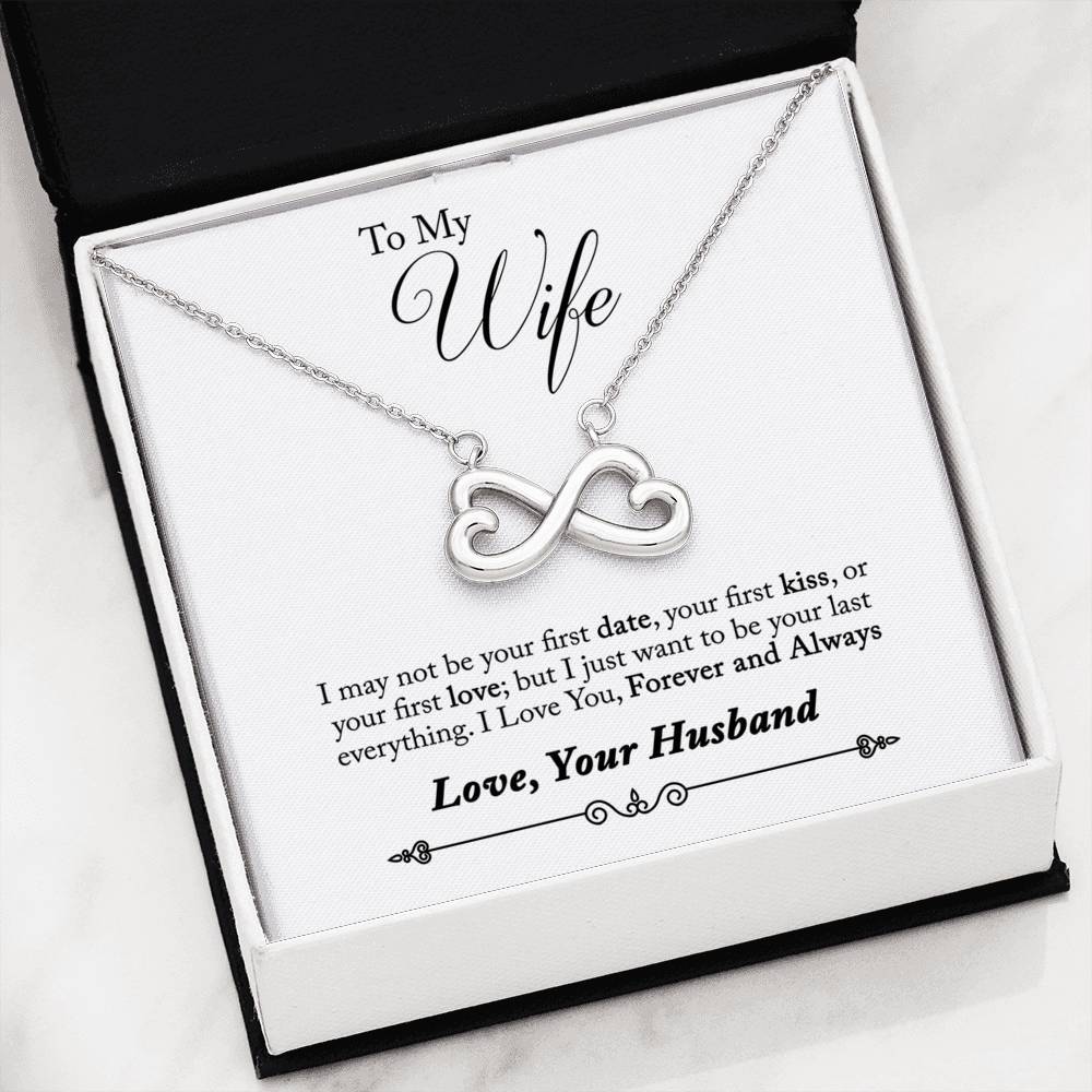 I Love You Forever And Always Custom Infinity Pendant