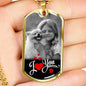I Love You Pet Necklace