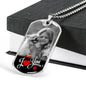 I Love You Pet Necklace
