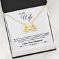 I Love You With All My Heart Customized Infinity Pendant