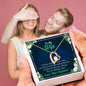 "I Want To Woke Up Seeing You Everyday" Necklace For Wife