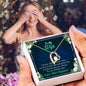 "I Want To Woke Up Seeing You Everyday" Necklace For Wife