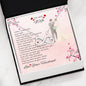 I Will Forever Be There To Laugh With You Customized Infinity Pendant