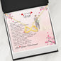 I Will Forever Be There To Laugh With You Customized Infinity Pendant