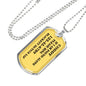 If I Am Found Alone Please Ring, Golden Necklace For Pet Lover