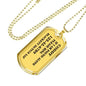 If I Am Found Alone Please Ring, Golden Necklace For Pet Lover